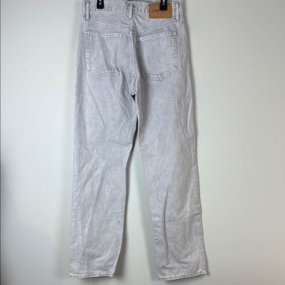 Calvin Klein Grey Boot Cut Straight Leg Jeans Denim Size 28 - Picture 3 of 10